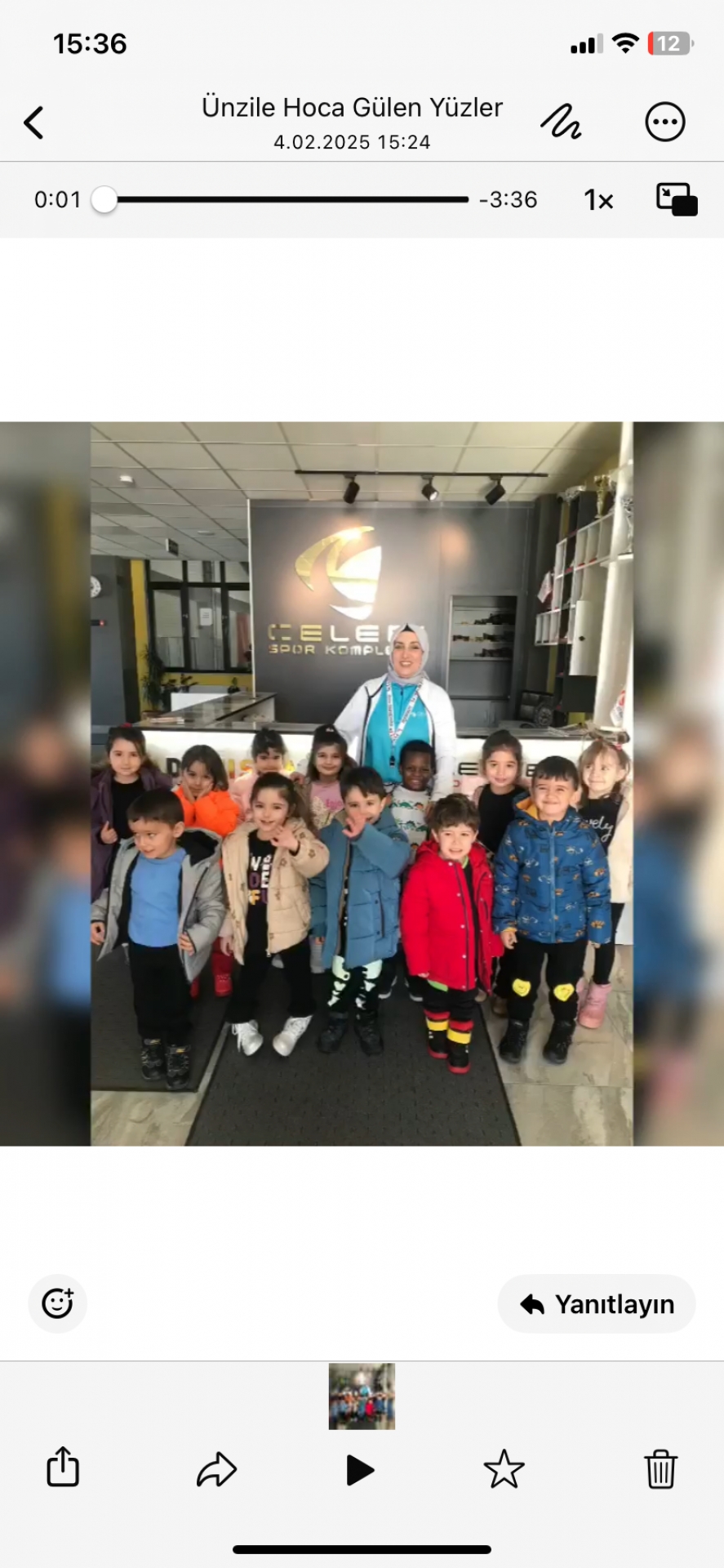 Çelebi spor kompleksi jimnastik dersi  Rastgele Fotoğraf